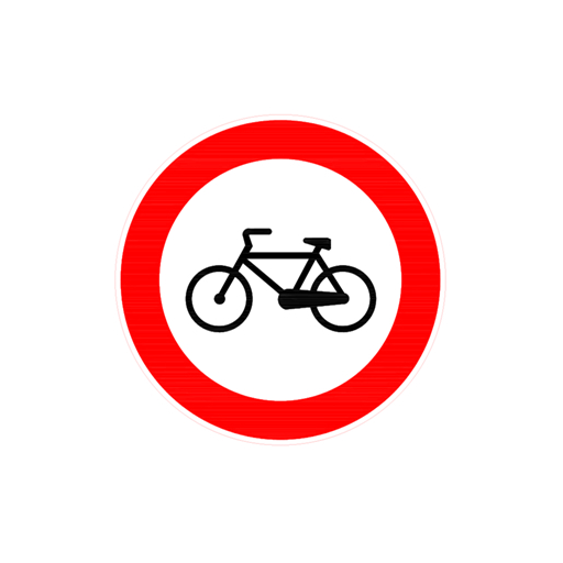 Bisiklet Giremez trafik işareti